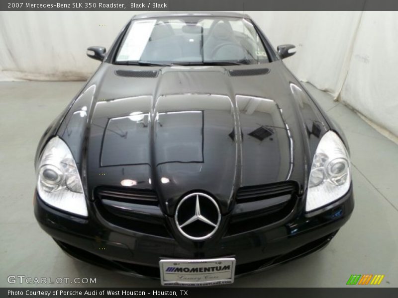 Black / Black 2007 Mercedes-Benz SLK 350 Roadster