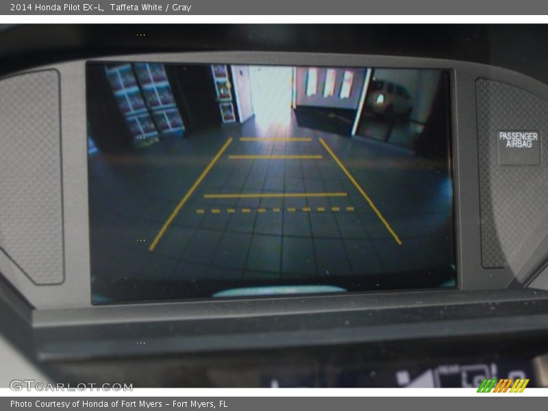 Taffeta White / Gray 2014 Honda Pilot EX-L