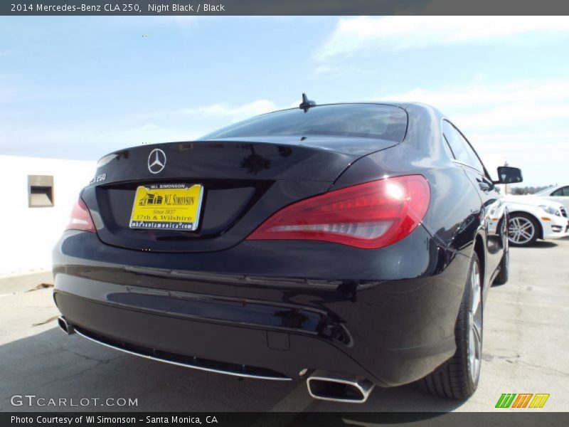 Night Black / Black 2014 Mercedes-Benz CLA 250