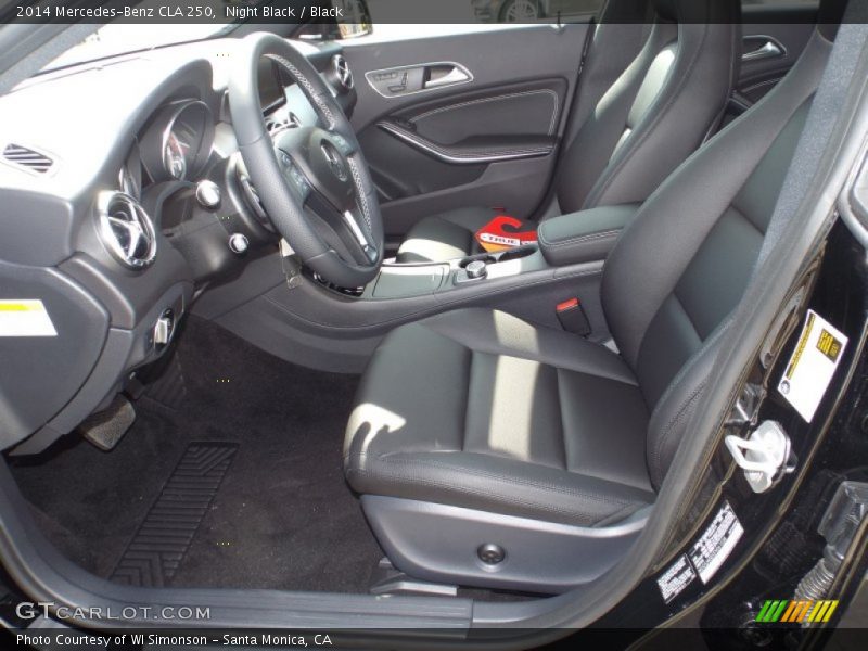 Night Black / Black 2014 Mercedes-Benz CLA 250