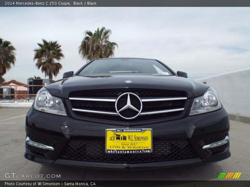Black / Black 2014 Mercedes-Benz C 250 Coupe
