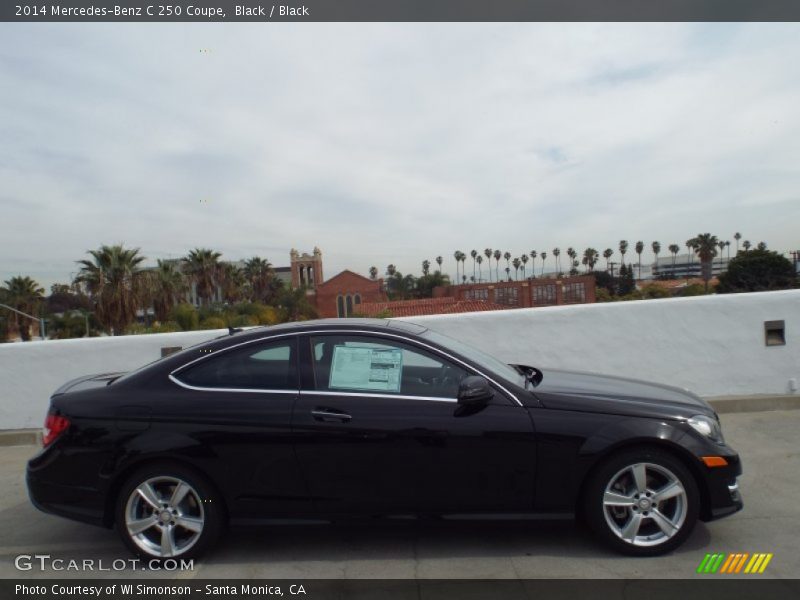 Black / Black 2014 Mercedes-Benz C 250 Coupe