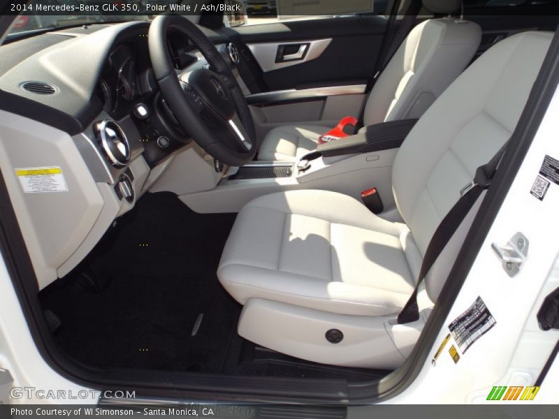 Polar White / Ash/Black 2014 Mercedes-Benz GLK 350