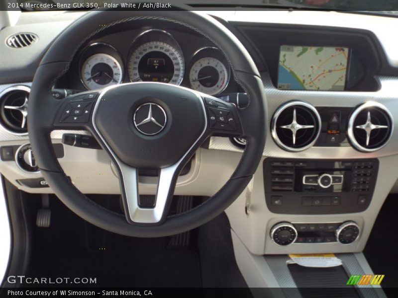 Polar White / Ash/Black 2014 Mercedes-Benz GLK 350