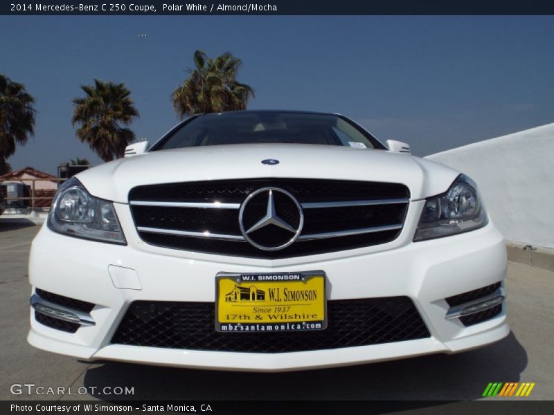 Polar White / Almond/Mocha 2014 Mercedes-Benz C 250 Coupe