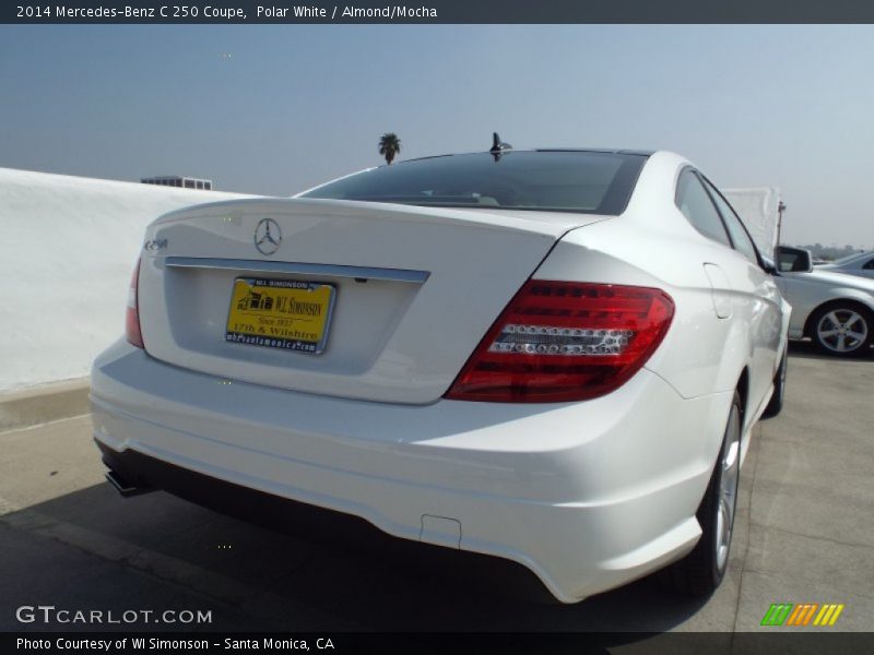 Polar White / Almond/Mocha 2014 Mercedes-Benz C 250 Coupe