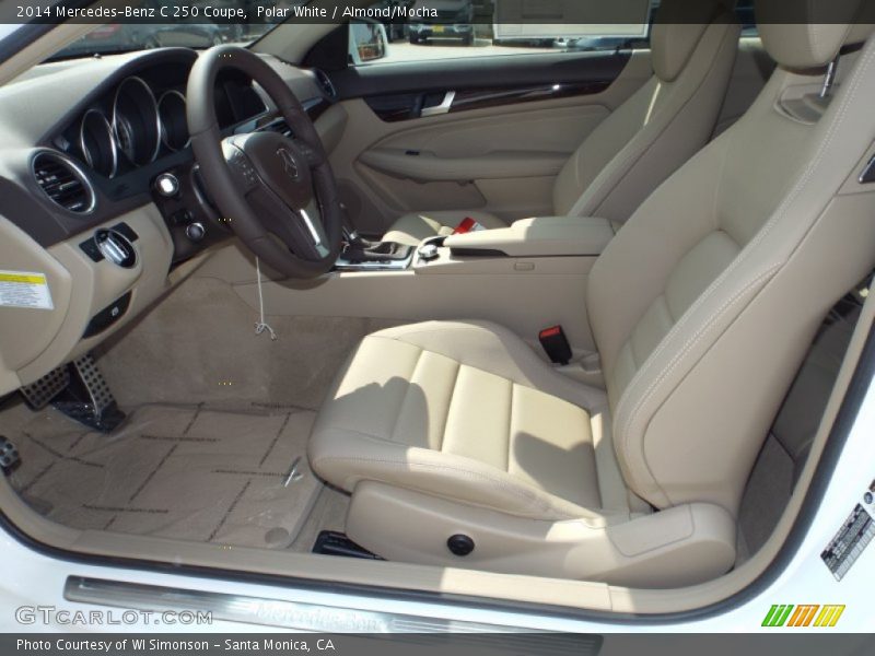 Polar White / Almond/Mocha 2014 Mercedes-Benz C 250 Coupe