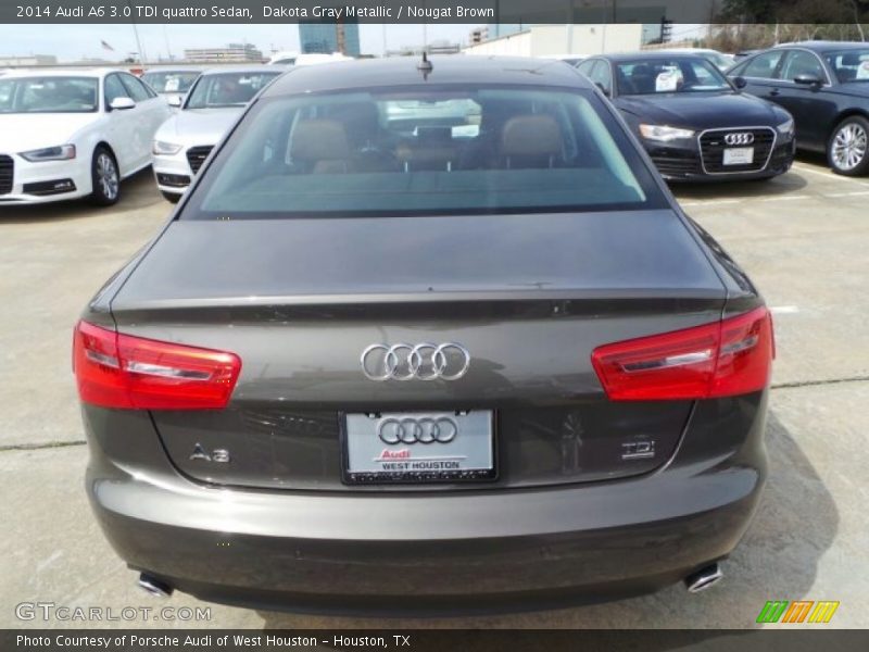 Dakota Gray Metallic / Nougat Brown 2014 Audi A6 3.0 TDI quattro Sedan