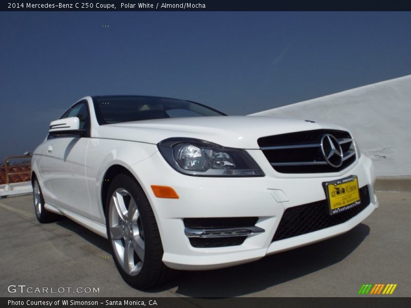 Polar White / Almond/Mocha 2014 Mercedes-Benz C 250 Coupe