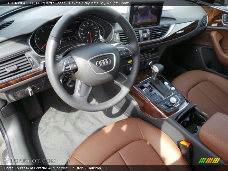  2014 A6 3.0 TDI quattro Sedan Nougat Brown Interior