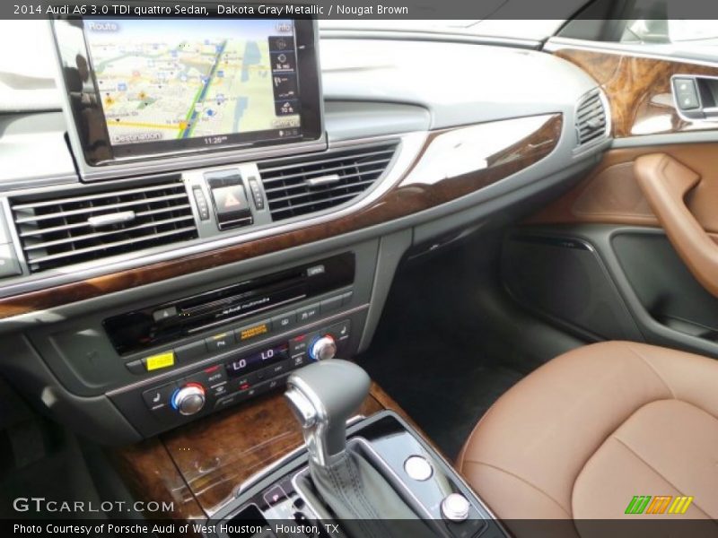 Dakota Gray Metallic / Nougat Brown 2014 Audi A6 3.0 TDI quattro Sedan