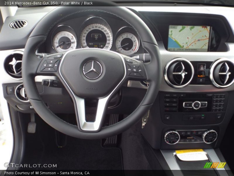Polar White / Black 2014 Mercedes-Benz GLK 350