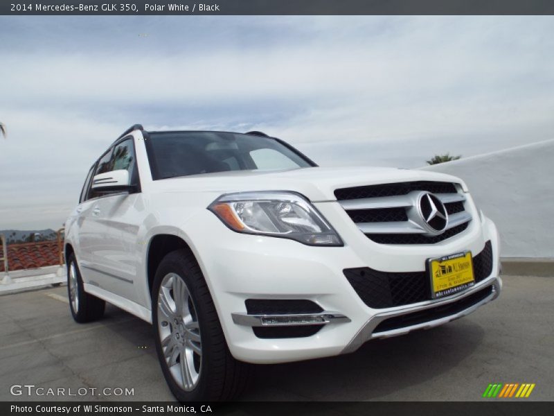 Polar White / Black 2014 Mercedes-Benz GLK 350