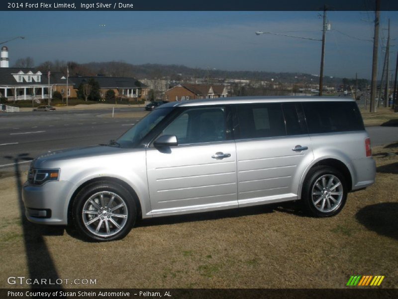 Ingot Silver / Dune 2014 Ford Flex Limited