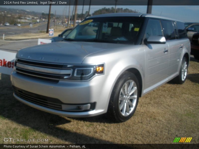 Ingot Silver / Dune 2014 Ford Flex Limited