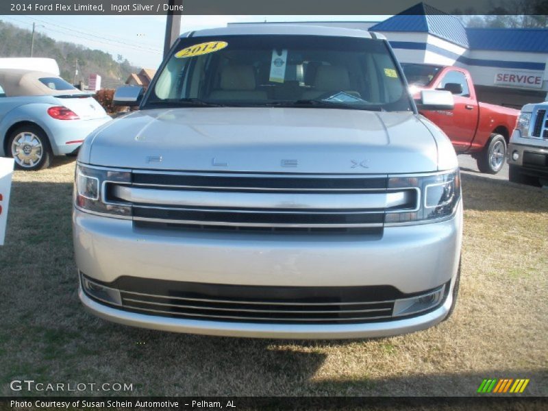 Ingot Silver / Dune 2014 Ford Flex Limited