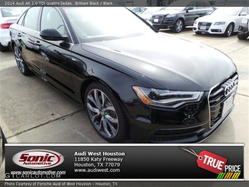Brilliant Black / Black 2014 Audi A6 3.0 TDI quattro Sedan
