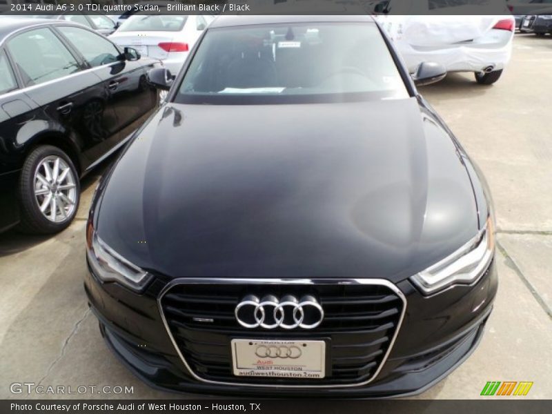 Brilliant Black / Black 2014 Audi A6 3.0 TDI quattro Sedan