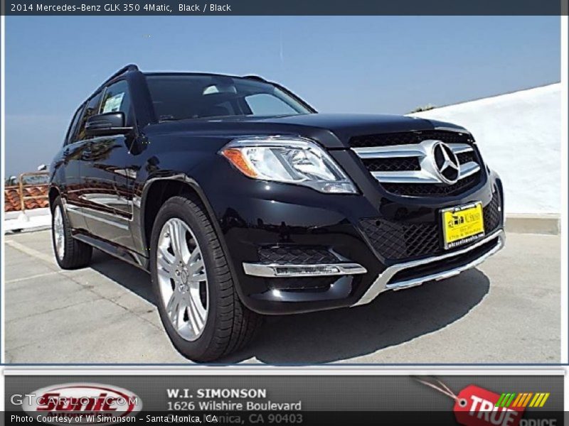 Black / Black 2014 Mercedes-Benz GLK 350 4Matic