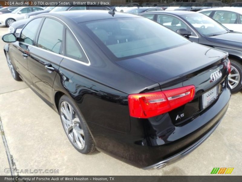 Brilliant Black / Black 2014 Audi A6 3.0 TDI quattro Sedan