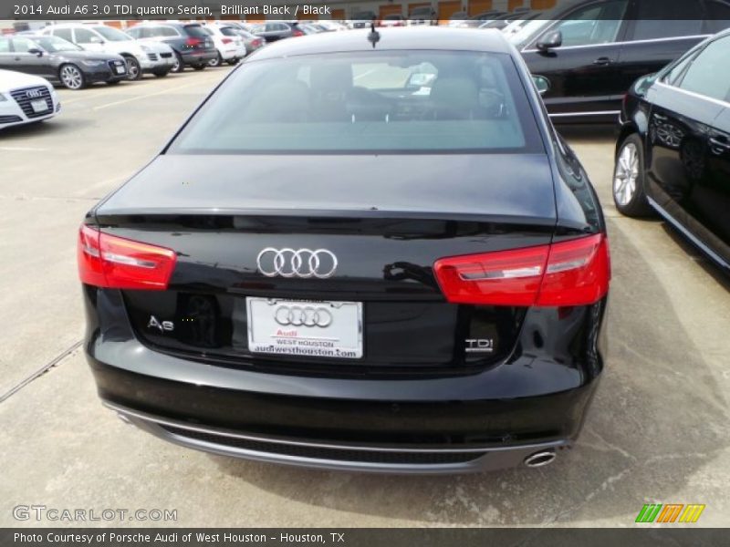 Brilliant Black / Black 2014 Audi A6 3.0 TDI quattro Sedan