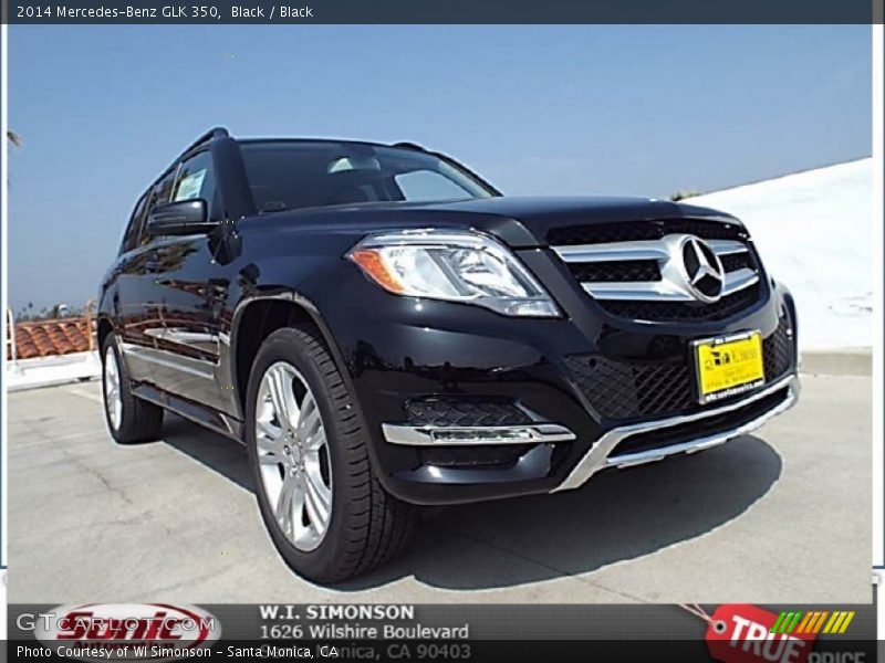 Black / Black 2014 Mercedes-Benz GLK 350