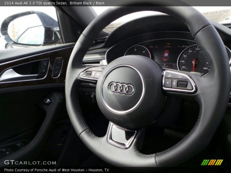 Brilliant Black / Black 2014 Audi A6 3.0 TDI quattro Sedan