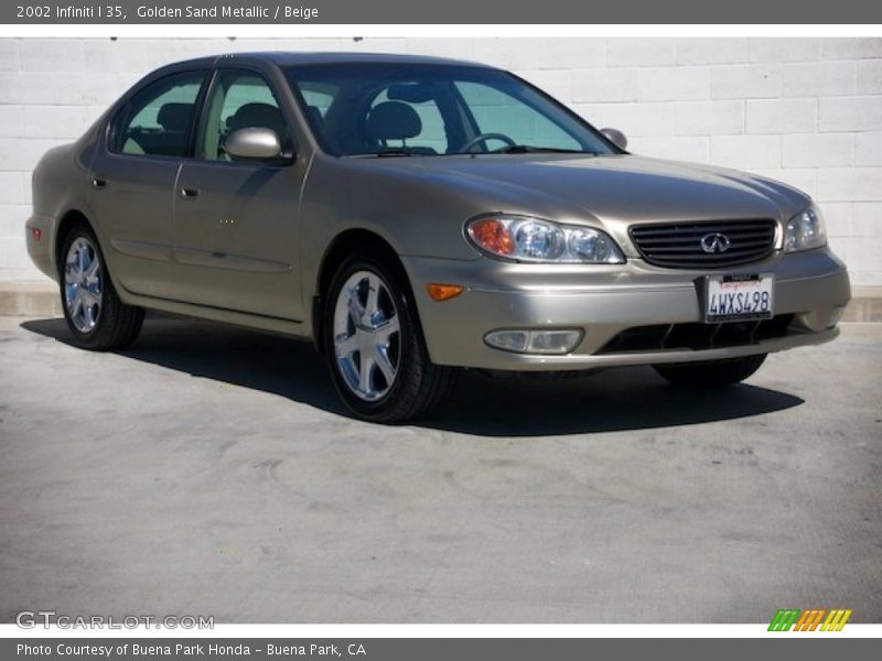 Golden Sand Metallic / Beige 2002 Infiniti I 35