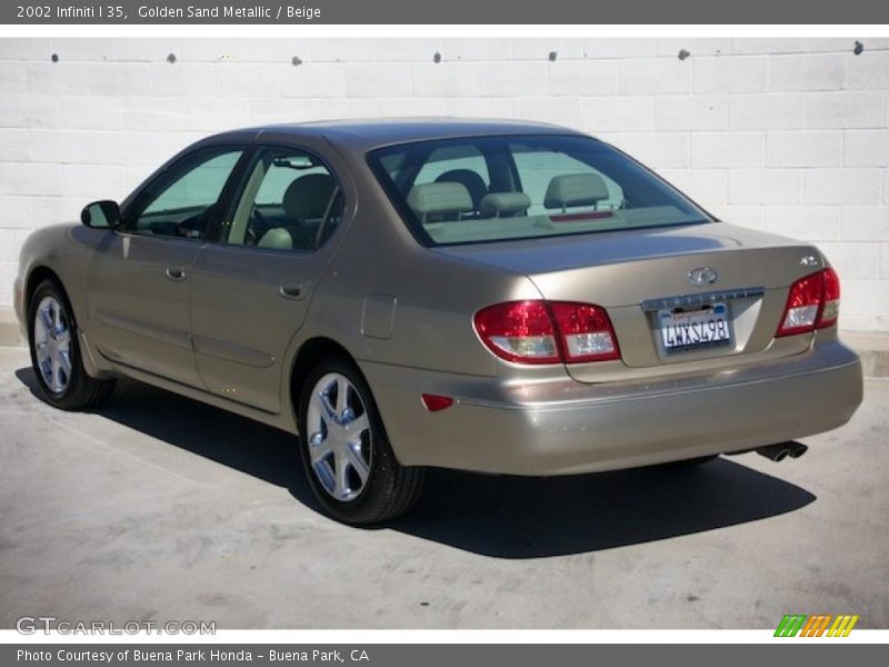 Golden Sand Metallic / Beige 2002 Infiniti I 35