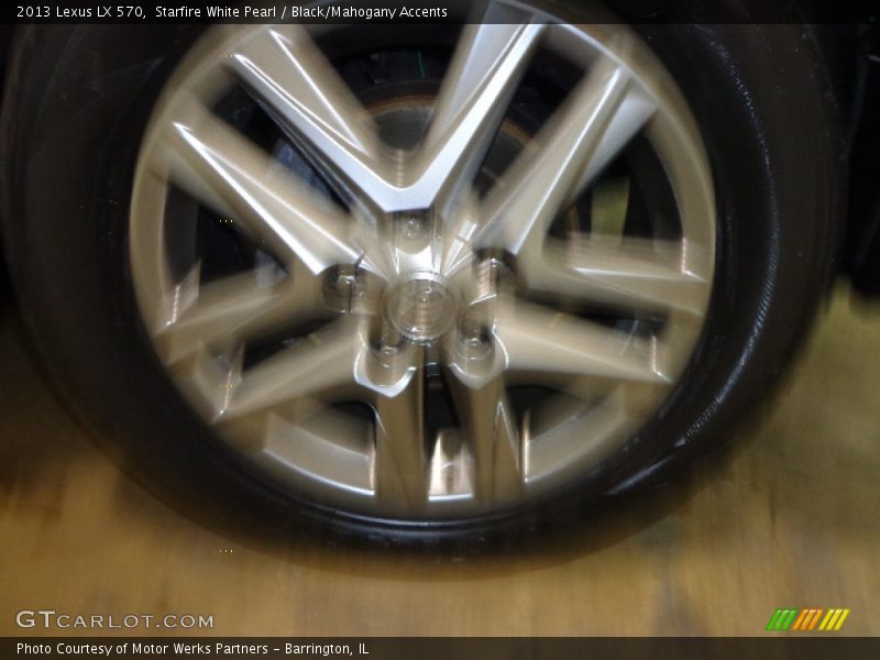 Starfire White Pearl / Black/Mahogany Accents 2013 Lexus LX 570
