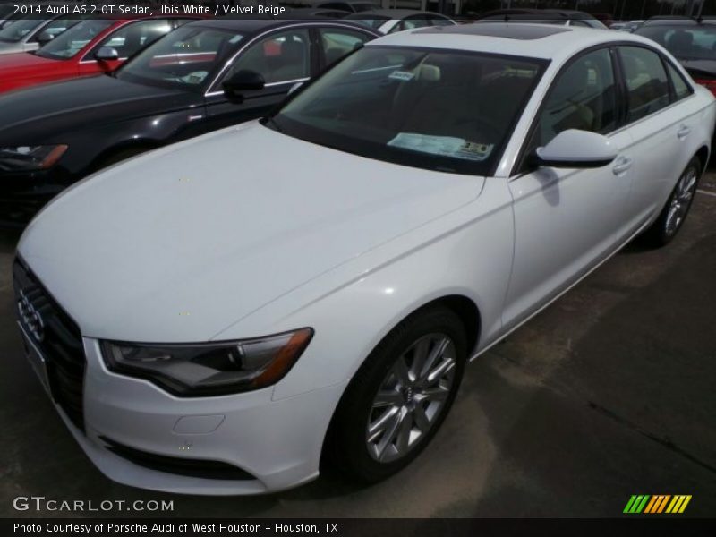 Ibis White / Velvet Beige 2014 Audi A6 2.0T Sedan