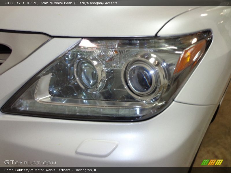 Starfire White Pearl / Black/Mahogany Accents 2013 Lexus LX 570