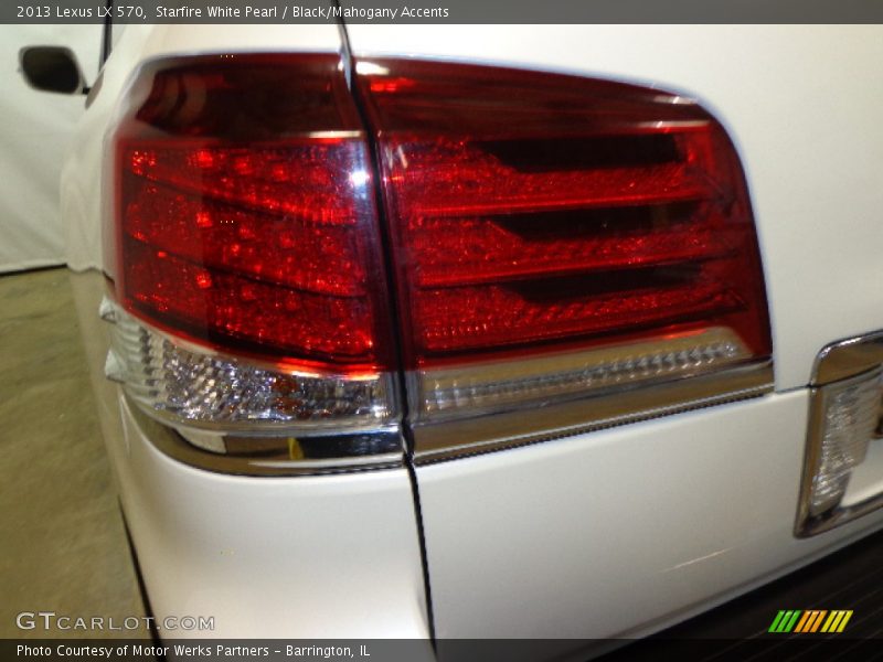Starfire White Pearl / Black/Mahogany Accents 2013 Lexus LX 570