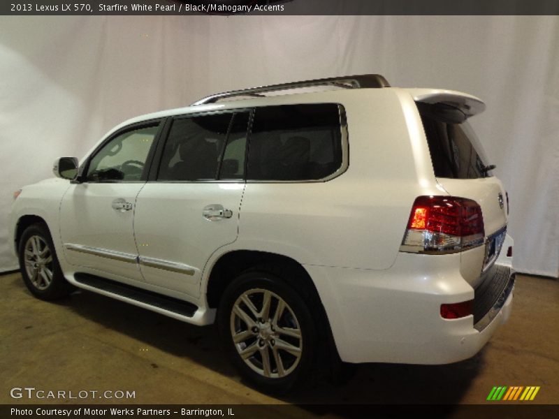 Starfire White Pearl / Black/Mahogany Accents 2013 Lexus LX 570