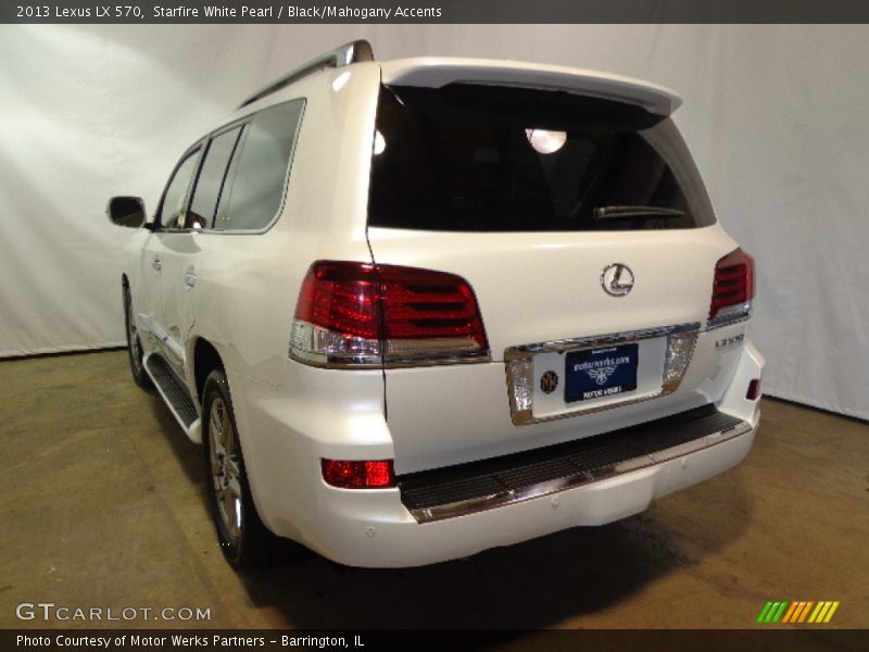Starfire White Pearl / Black/Mahogany Accents 2013 Lexus LX 570