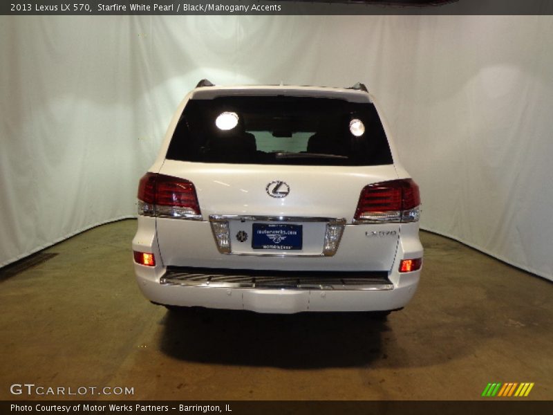 Starfire White Pearl / Black/Mahogany Accents 2013 Lexus LX 570