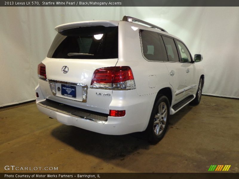 Starfire White Pearl / Black/Mahogany Accents 2013 Lexus LX 570