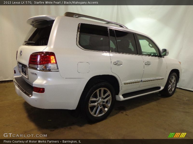 Starfire White Pearl / Black/Mahogany Accents 2013 Lexus LX 570