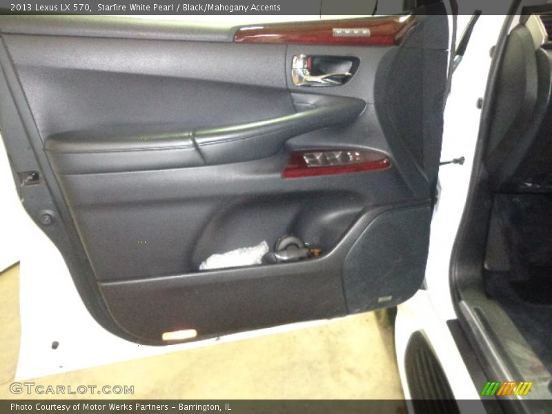 Starfire White Pearl / Black/Mahogany Accents 2013 Lexus LX 570