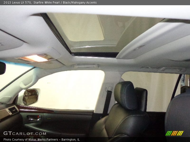 Starfire White Pearl / Black/Mahogany Accents 2013 Lexus LX 570