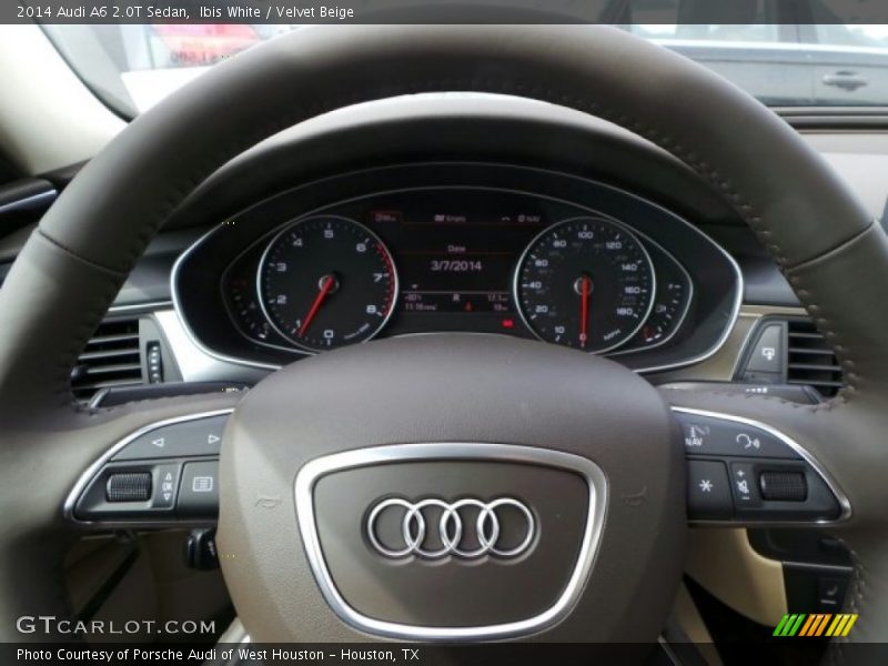 Ibis White / Velvet Beige 2014 Audi A6 2.0T Sedan