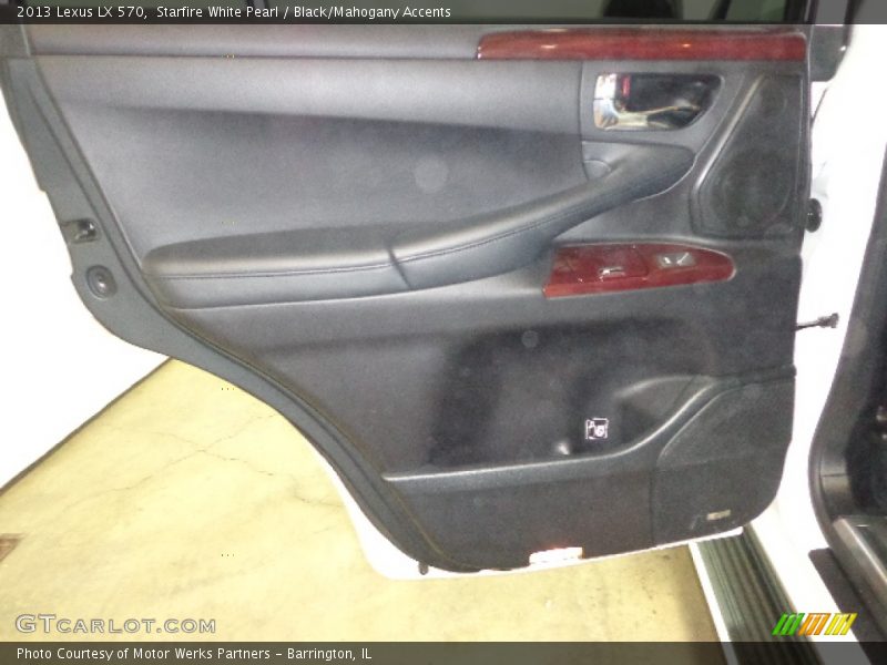 Starfire White Pearl / Black/Mahogany Accents 2013 Lexus LX 570
