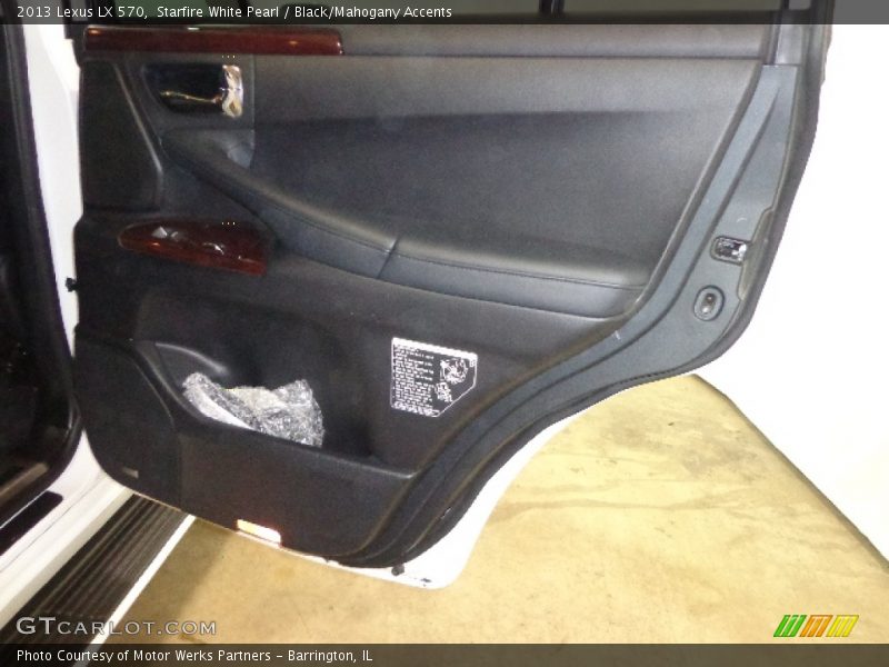 Starfire White Pearl / Black/Mahogany Accents 2013 Lexus LX 570