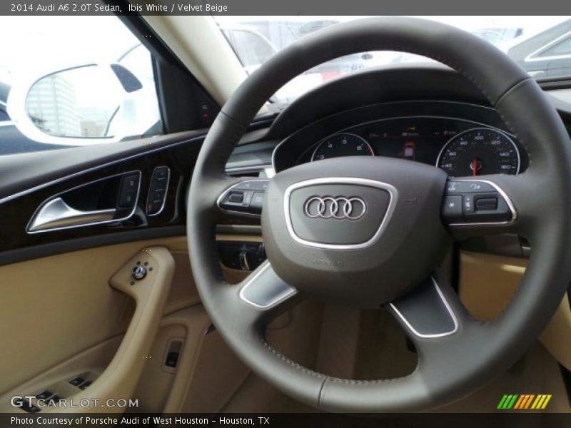 Ibis White / Velvet Beige 2014 Audi A6 2.0T Sedan
