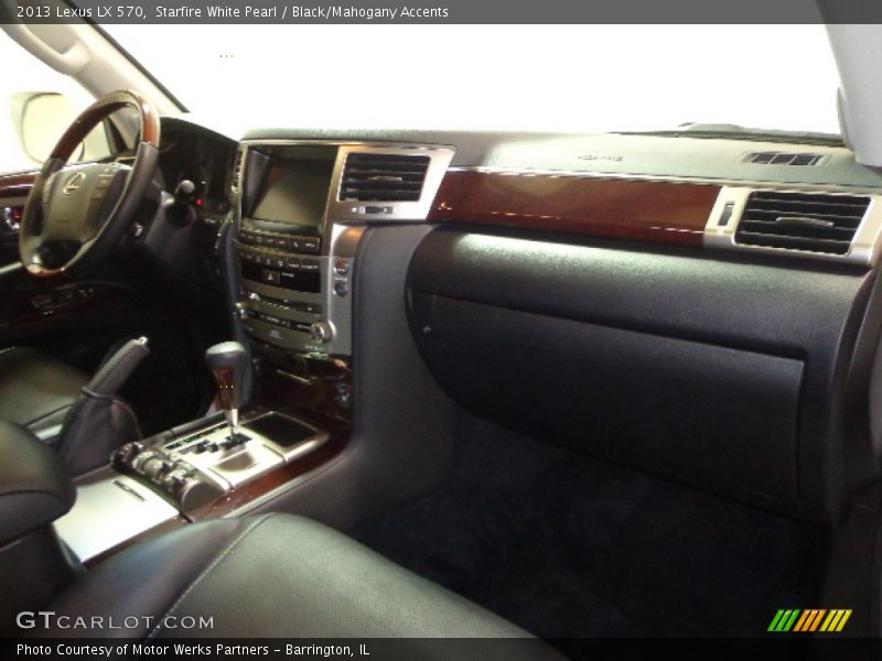 Starfire White Pearl / Black/Mahogany Accents 2013 Lexus LX 570