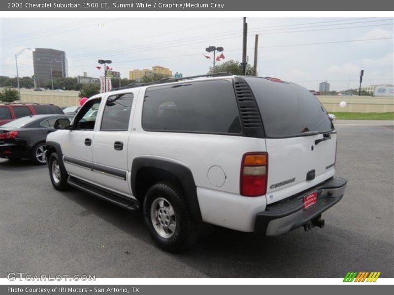 Summit White / Graphite/Medium Gray 2002 Chevrolet Suburban 1500 LT