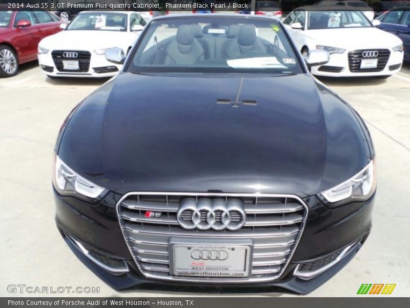 Phantom Black Pearl / Black 2014 Audi S5 3.0T Premium Plus quattro Cabriolet