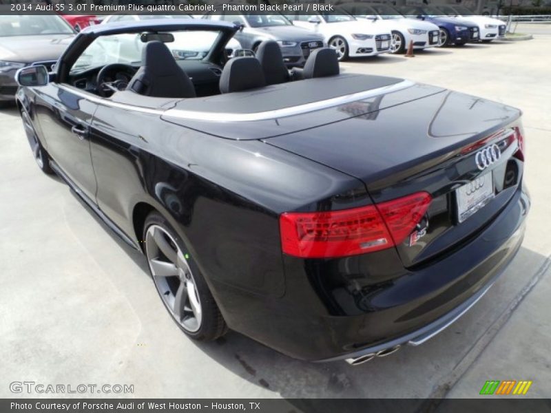 Phantom Black Pearl / Black 2014 Audi S5 3.0T Premium Plus quattro Cabriolet