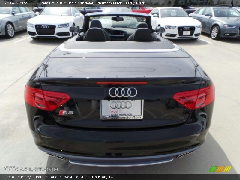 Phantom Black Pearl / Black 2014 Audi S5 3.0T Premium Plus quattro Cabriolet