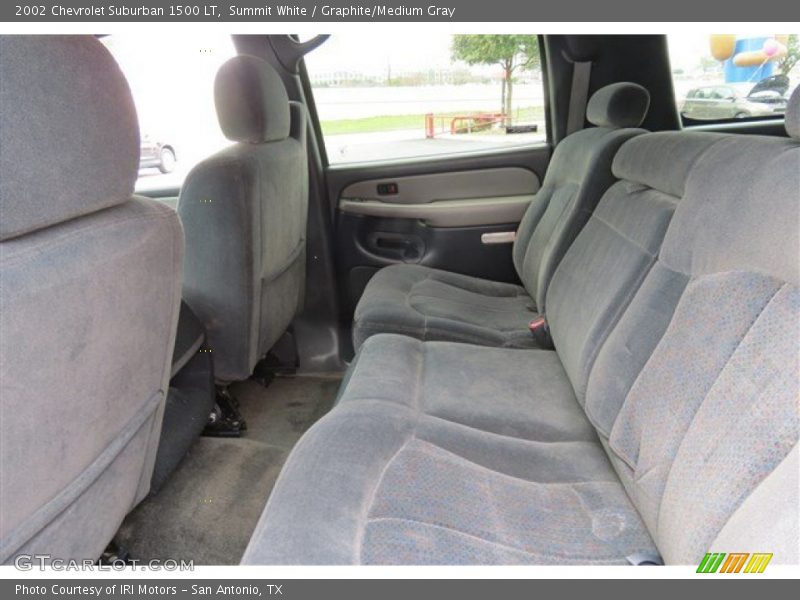 Summit White / Graphite/Medium Gray 2002 Chevrolet Suburban 1500 LT